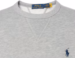 Details for Polo Ralph Lauren Crewneck Fleece Sweatshirt with Embroidered Logo - Gray. 710790783-005