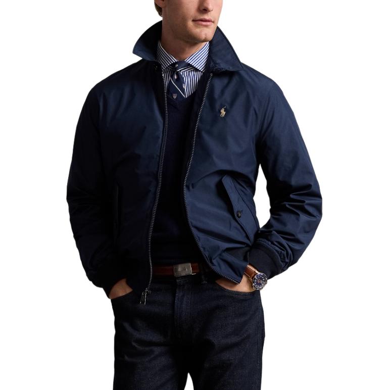 Polo Ralph Lauren  Dark Blue Embroidered Pony Zip-Up Jacket FW24. MNPOOTW16021423-410 圖 4