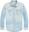 Buy Polo Ralph Lauren 仿舊長袖襯衫藍色 MNPOWOV16823454-400