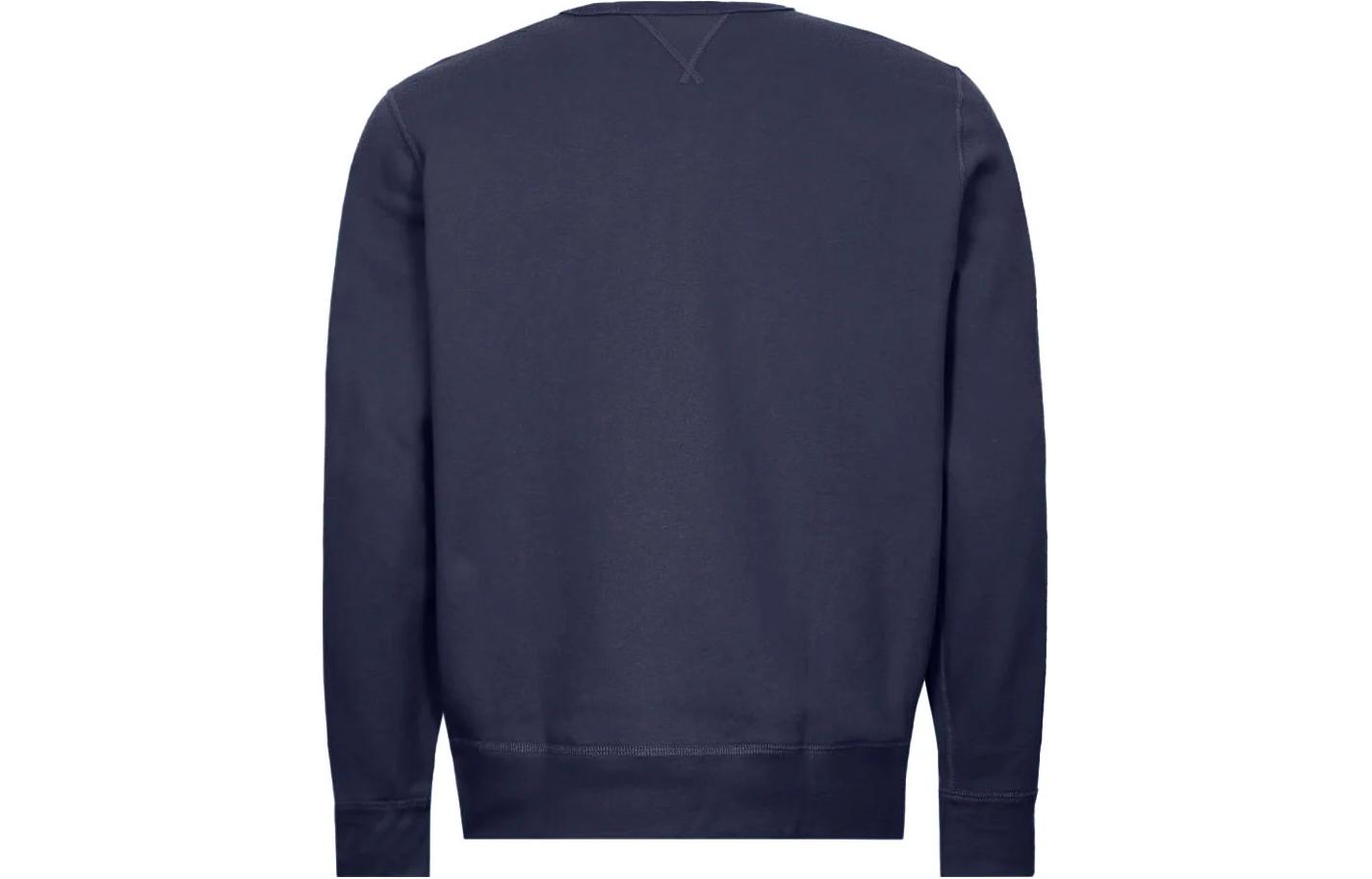 Lookbook Polo Ralph Lauren 刺繡標誌圓領衛衣 - 海軍藍 710766772-003