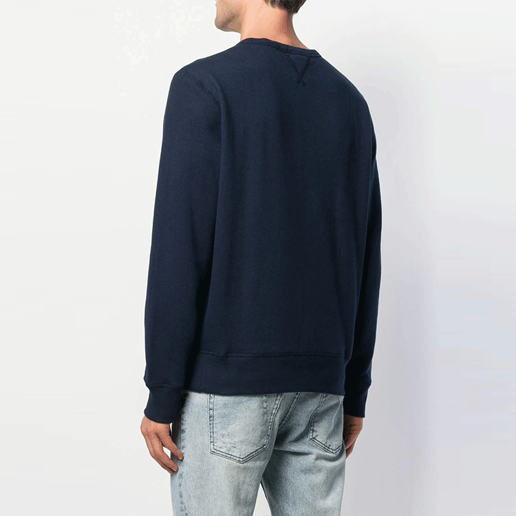 Purchase Polo Ralph Lauren 刺繡標誌圓領衛衣 - 海軍藍 710766772-003