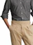 Sizing 폴로 랄프 로렌 자수 로고 프린트 긴팔 셔츠 다크 그레이. 710787367-003