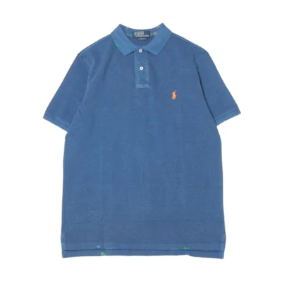 Polo Ralph Lauren Embroidered Logo Relaxed Fit Blue Polo Shirt. MNPOKNI1N822779-400