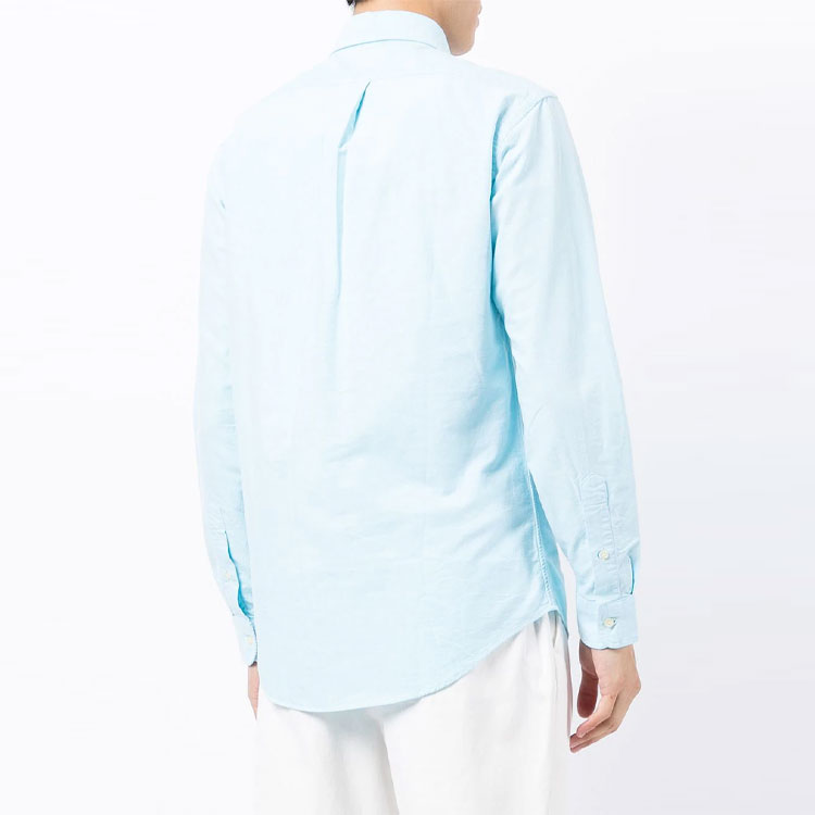Polo Ralph Lauren  Embroidered Logo Shirt Blue 710829473-001 圖 5