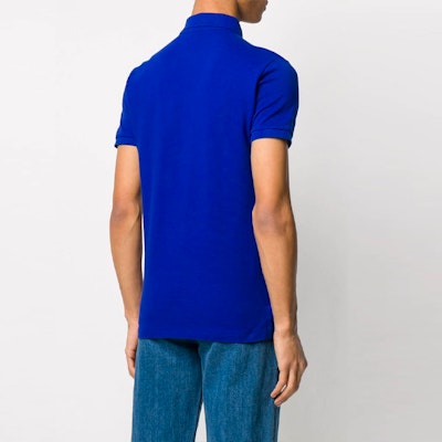 Polo Ralph Lauren Embroidered Short-Sleeve Polo Shirt Blue. 710795080-001 Shop Polo Ralph Lauren Embroidered Short-Sleeve Polo Shirt Blue. 710795080-001