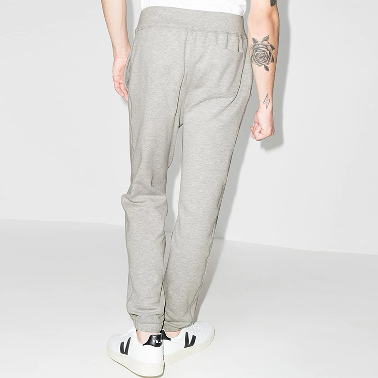 Shop ポロ ラルフローレン グレー ドローストリング ウエスト ニット ジョガーパンツ 710793939-002