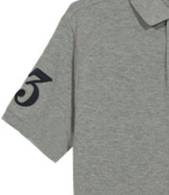 ポロラルフローレン グレー刺繍ロゴ入り半袖ポロシャツ 710907394006 Cheap ポロラルフローレン グレー刺繍ロゴ入り半袖ポロシャツ 710907394006