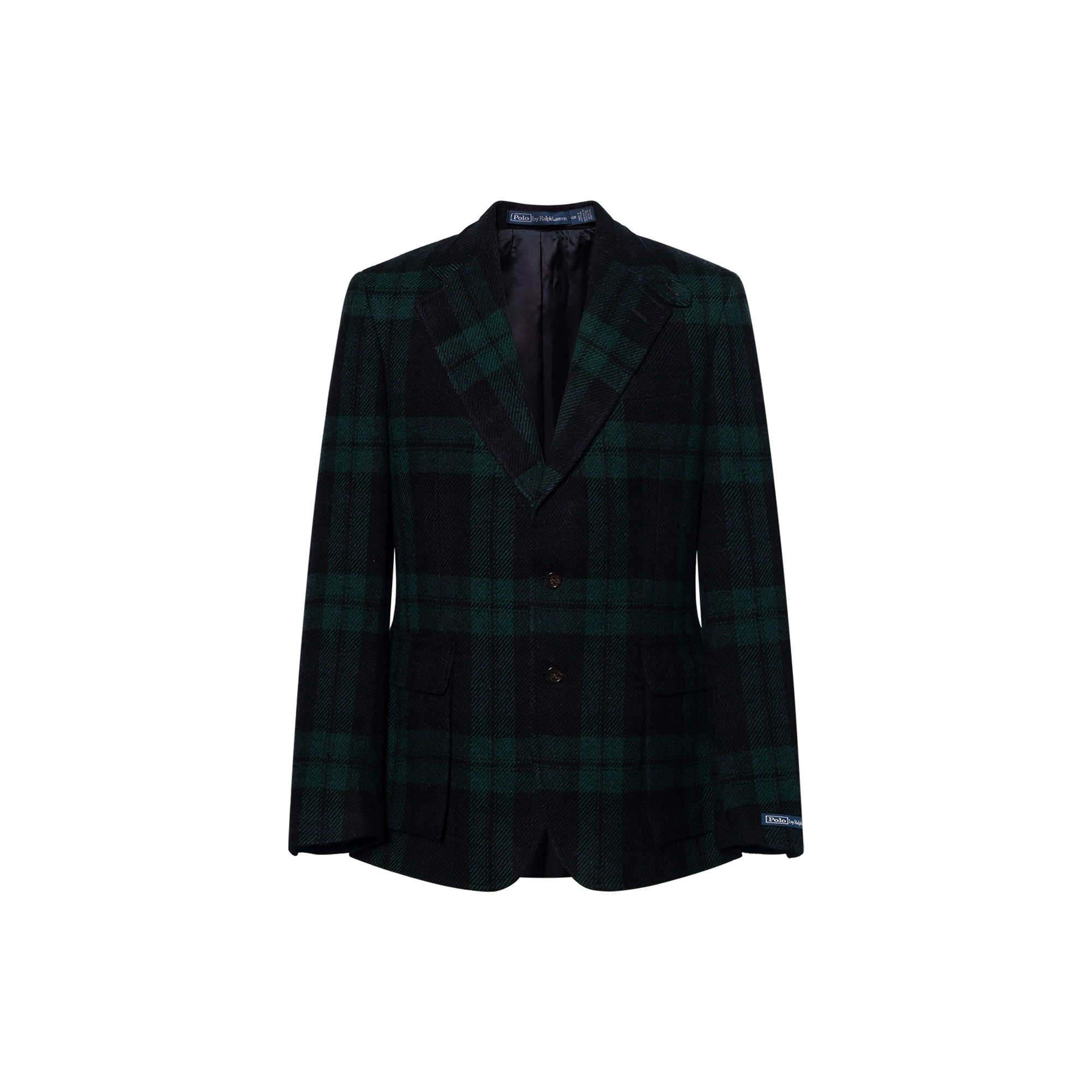 Polo Ralph Lauren  Green Checkered Single-Breasted Blazer Jacket. 715919606-001