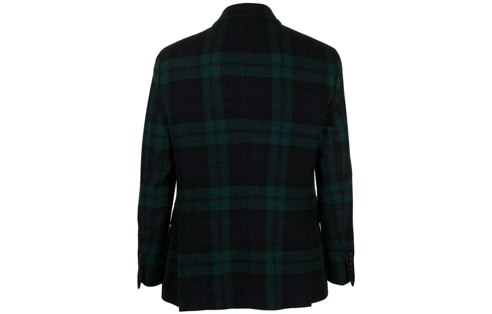 Polo Ralph Lauren  Green Checkered Single-Breasted Blazer Jacket. 715919606-001 圖 3