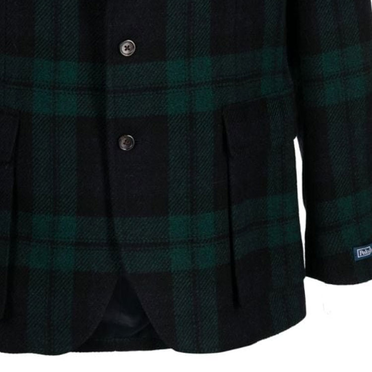 Polo Ralph Lauren  Green Checkered Single-Breasted Blazer Jacket. 715919606-001 圖 7