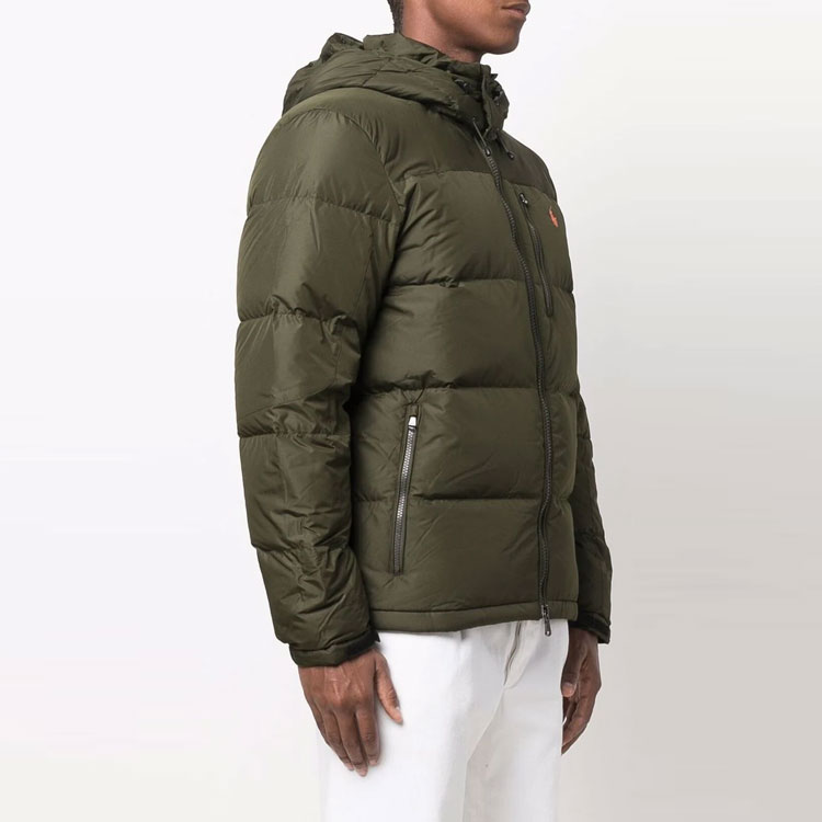 Polo Ralph Lauren  Green Hooded Down Jacket with Logo Embroidery. 710810936-004 圖 6