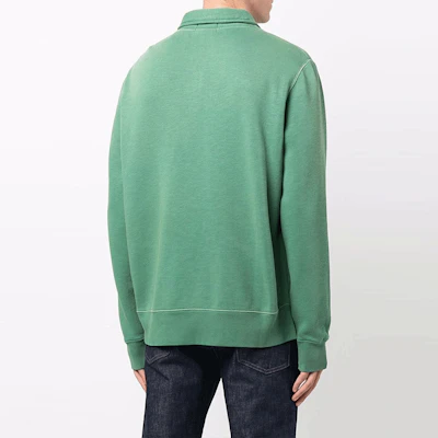 Polo Ralph Lauren 綠色標誌印花翻領毛衣. 710851938-001 Shop Polo Ralph Lauren 綠色標誌印花翻領毛衣. 710851938-001
