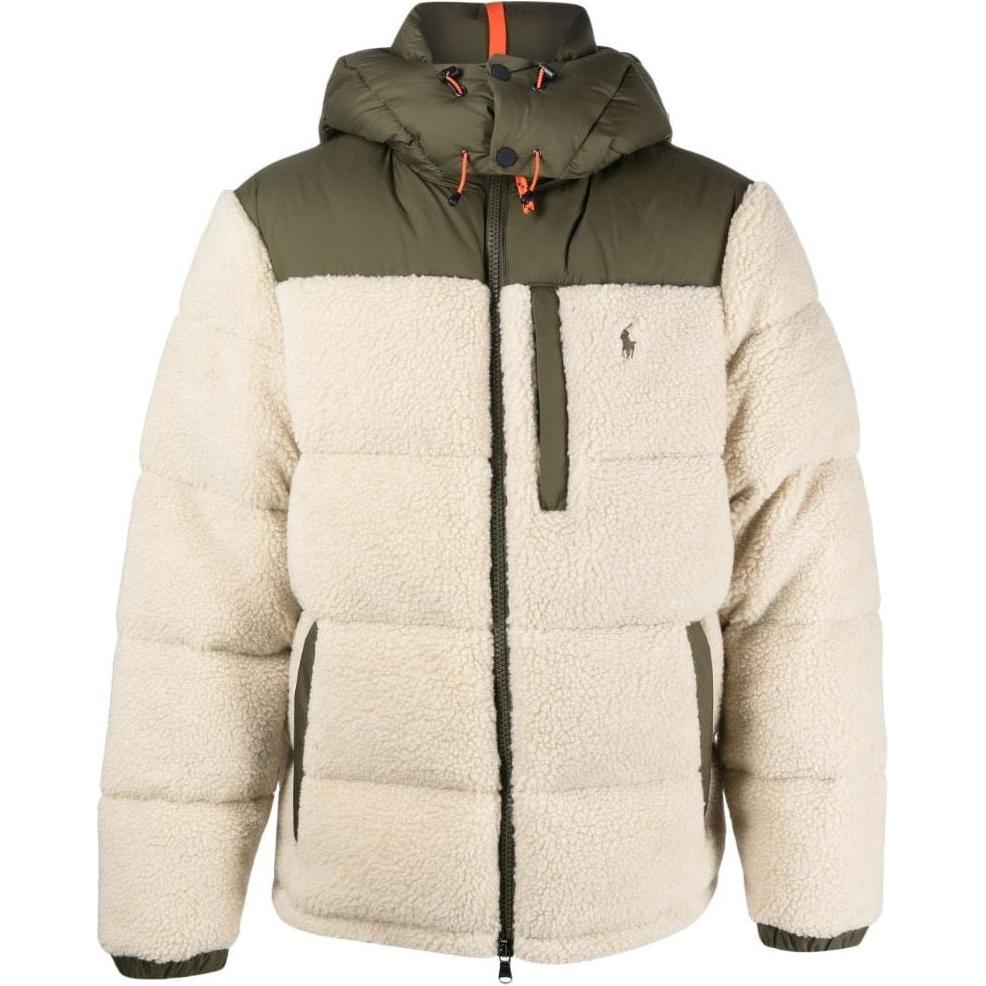 Polo Ralph Lauren  Green Patchwork Zip-Up Hoodie Jacket. 710907559-002