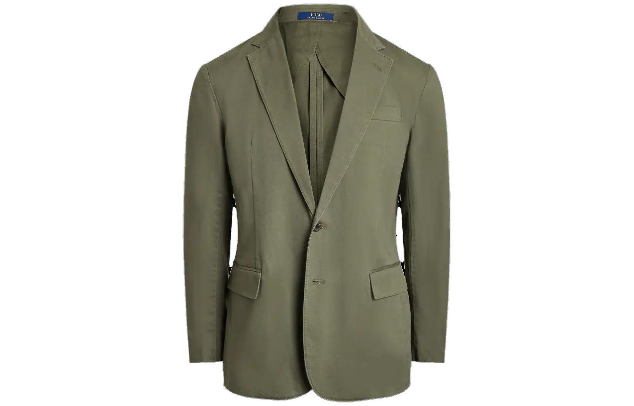 Polo Ralph Lauren  Green Stretch Chino Single-Breasted Suit Jacket MNPOSPC27620-462