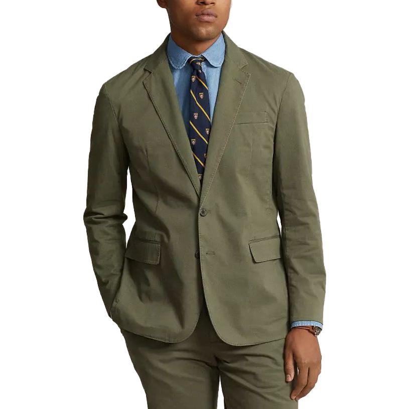 Polo Ralph Lauren  Green Stretch Chino Single-Breasted Suit Jacket MNPOSPC27620-462 圖 4