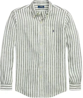 Polo Ralph Lauren Green Striped Long Sleeve Button-Up Shirt 710969636-001 Polo Ralph Lauren Green Striped Long Sleeve Button-Up Shirt 710969636-001