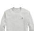 Lookbook Polo Ralph Lauren 灰色刺繡標誌長袖圓領T恤 MNPOTSH16820166-020