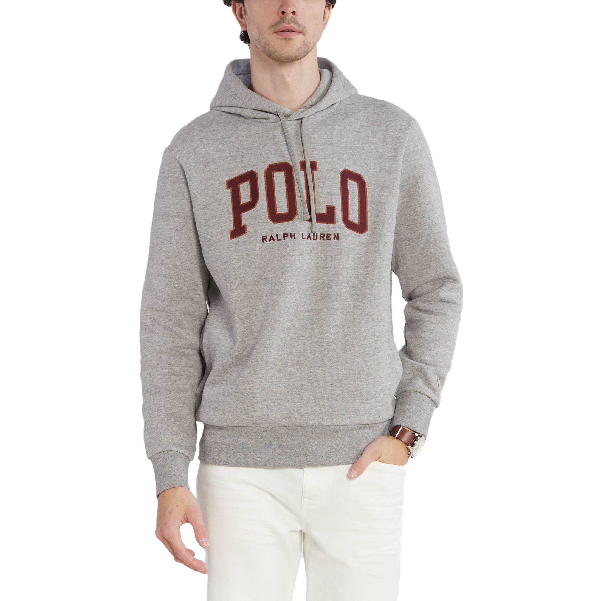 Purchase Polo Ralph Lauren 灰色字母设计连帽卫衣 710917886-005