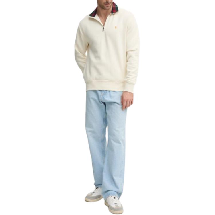 Polo Ralph Lauren  Half-Zip Solid Sweatshirt Beige Embroidered Pony. 710952257-002 圖 4