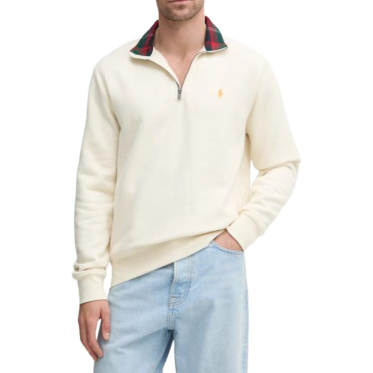 Polo Ralph Lauren  Half-Zip Solid Sweatshirt Beige Embroidered Pony. 710952257-002 圖 5