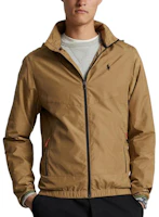 Polo Ralph Lauren Khaki Solid Logo Embroidered Zip-Up Hoodie Jacket 710914503-003 Polo Ralph Lauren Khaki Solid Logo Embroidered Zip-Up Hoodie Jacket 710914503-003