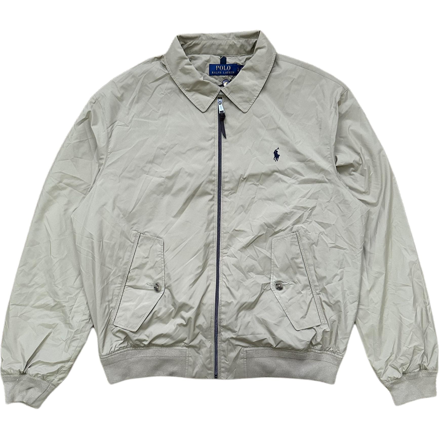 Polo Ralph Lauren  Khaki Solid Logo Embroidered Zip-Up Casual Jacket 710832229-007 圖 2