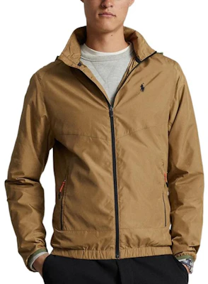 Polo Ralph Lauren 卡其色刺绣标志拉链连帽外套夹克 710914503-003 Order Polo Ralph Lauren 卡其色刺绣标志拉链连帽外套夹克 710914503-003