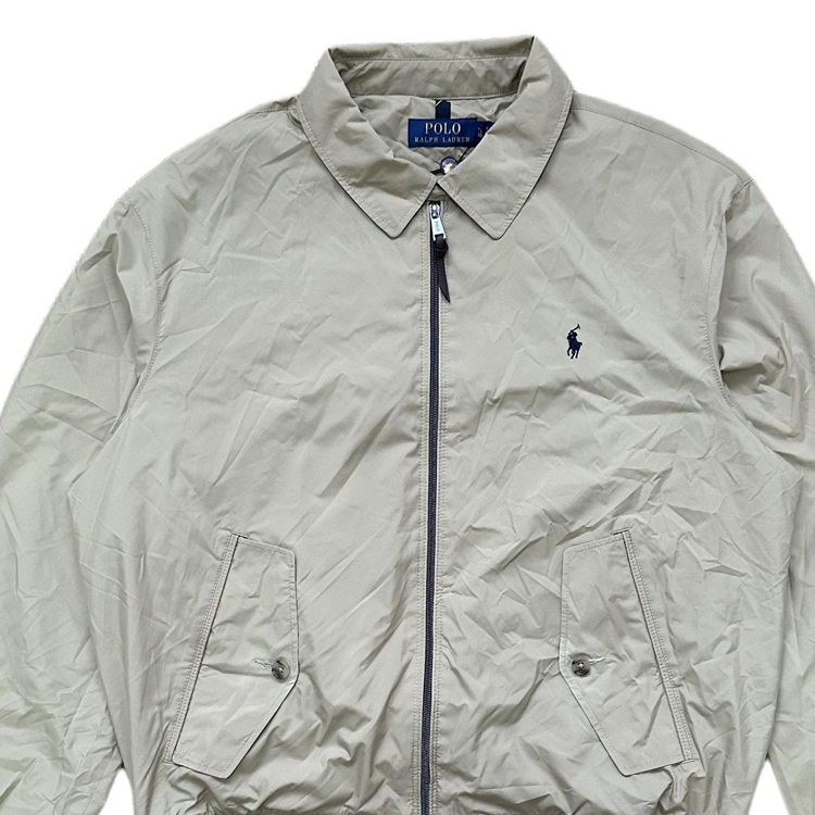 Polo Ralph Lauren  Khaki Solid Logo Embroidered Zip-Up Casual Jacket 710832229-007 圖 4