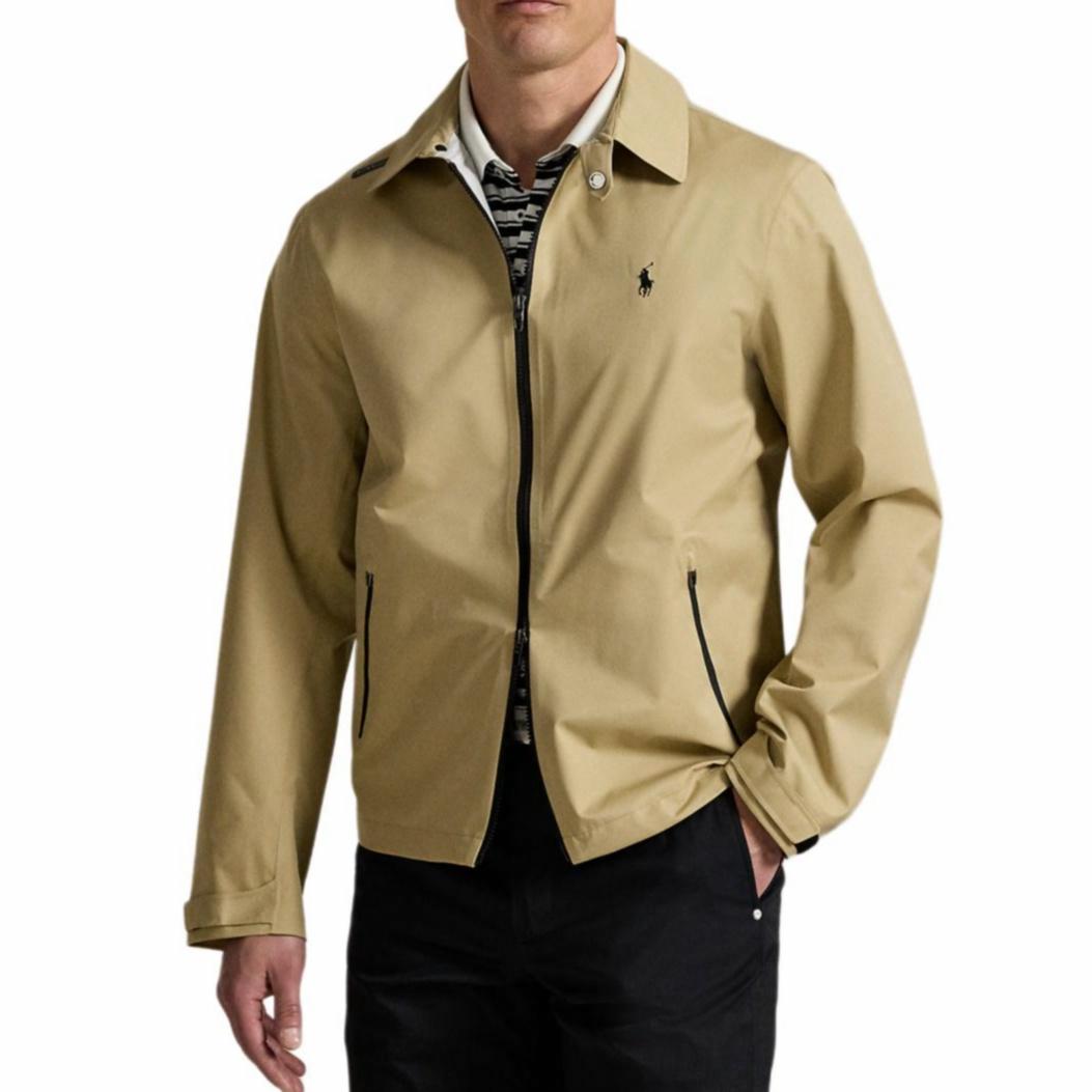 Polo Ralph Lauren  Khaki Windbreaker Golf Jacket Twill Fabric. MNXGOTW16020119 圖 3