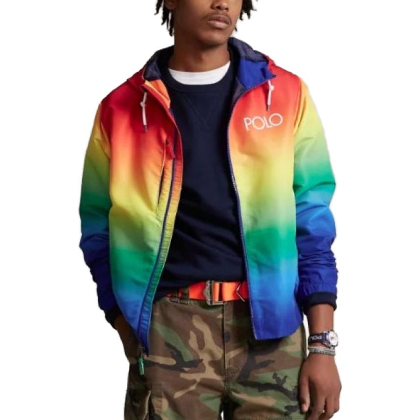 Purchase Polo Ralph Lauren 字母印花多色連帽外套 710897802-001