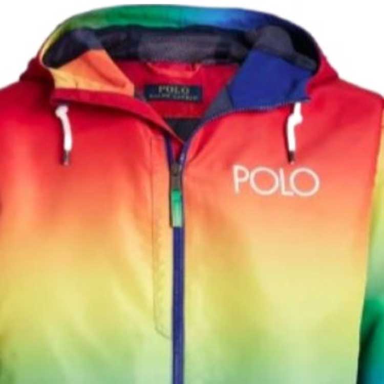 Sizing Polo Ralph Lauren 字母印花多色連帽外套 710897802-001