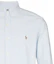 Sizing Polo Ralph Lauren Light Blue Striped Button-Up Shirt with Logo Embroidery 710549084-009