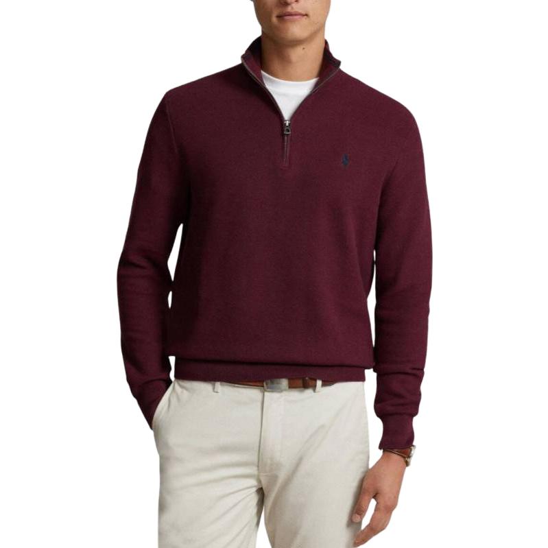 Polo Ralph Lauren  Logo Embroidered Half-Zip Sweater - Chestnut Brown 710932304-005 圖 4