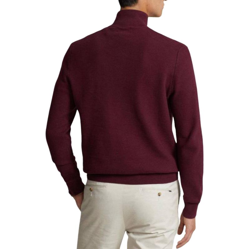 Polo Ralph Lauren  Logo Embroidered Half-Zip Sweater - Chestnut Brown 710932304-005 圖 5