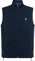 Polo Ralph Lauren Logo Embroidered Sleeveless Vest Navy Blue. 710934621-002 Polo Ralph Lauren Logo Embroidered Sleeveless Vest Navy Blue. 710934621-002