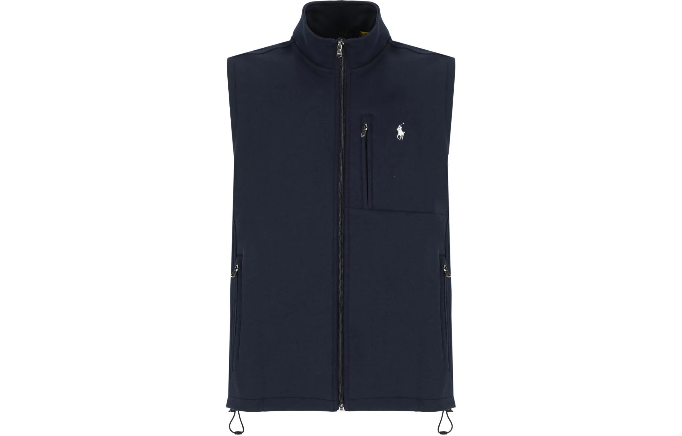 Order Polo Ralph Lauren Baju Tanpa Lengan Logo Sulam Biru Navy. 710934621-002