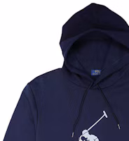 Shop Polo Ralph Lauren Logo Printed Hooded Long Sleeve Sweatshirt. 710776844-009