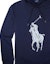 Purchase 폴로 랄프 로렌 로고 프린트 후드 긴팔 스웨트셔츠. 710776844-009