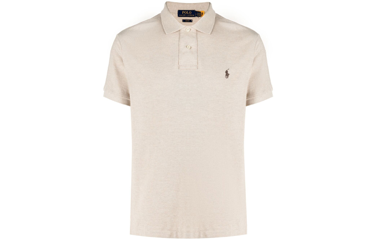 Polo Ralph Lauren  Logo Short-Sleeve Polo Shirt Beige 710536856-215 圖 2