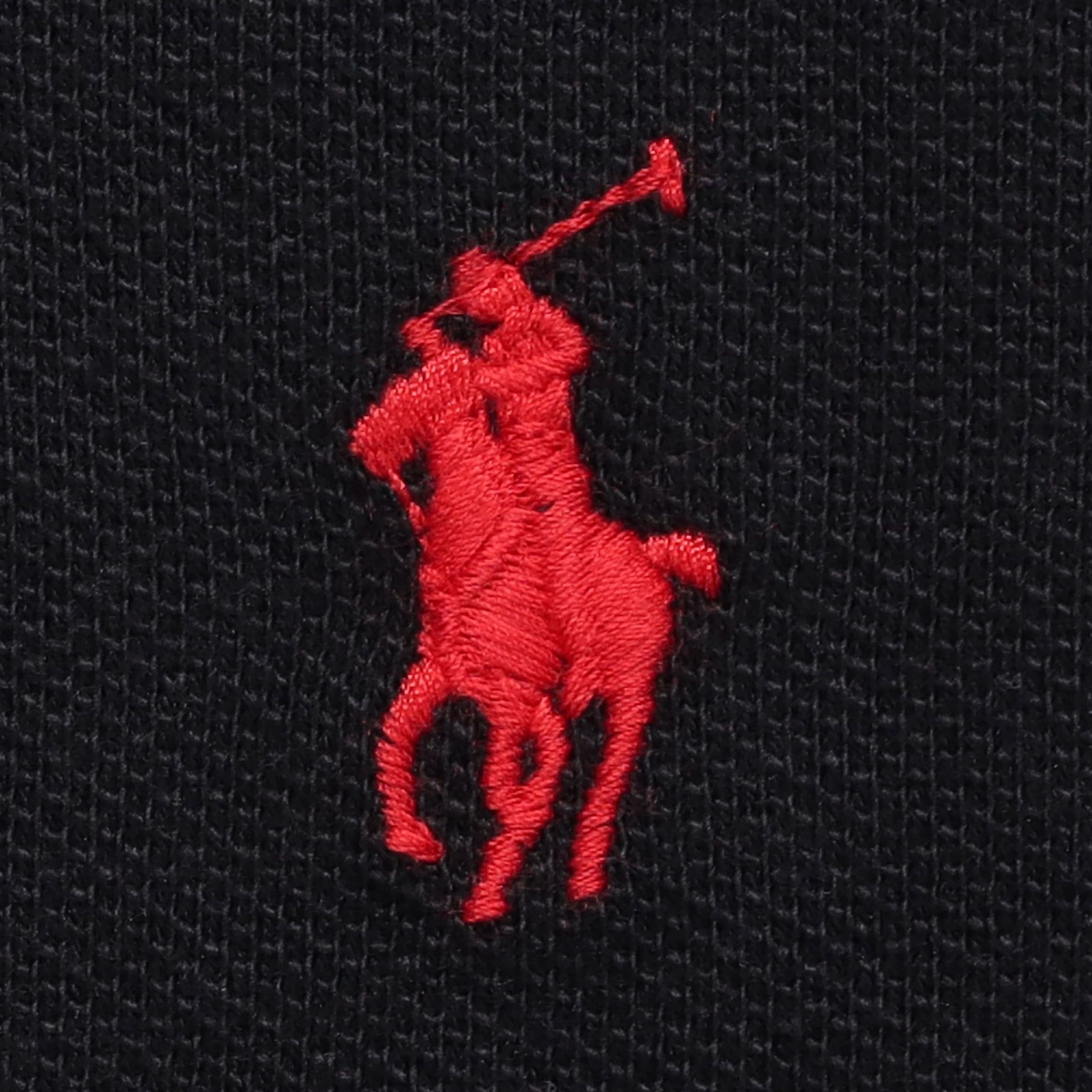 Polo Ralph Lauren  Long Sleeve Logo Embroidered Black Polo Shirt. 710680790-045 圖 8