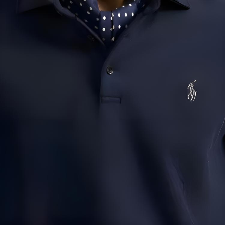 Details for 拉夫劳伦长袖刺绣标志纯色翻领衫 710951683-007