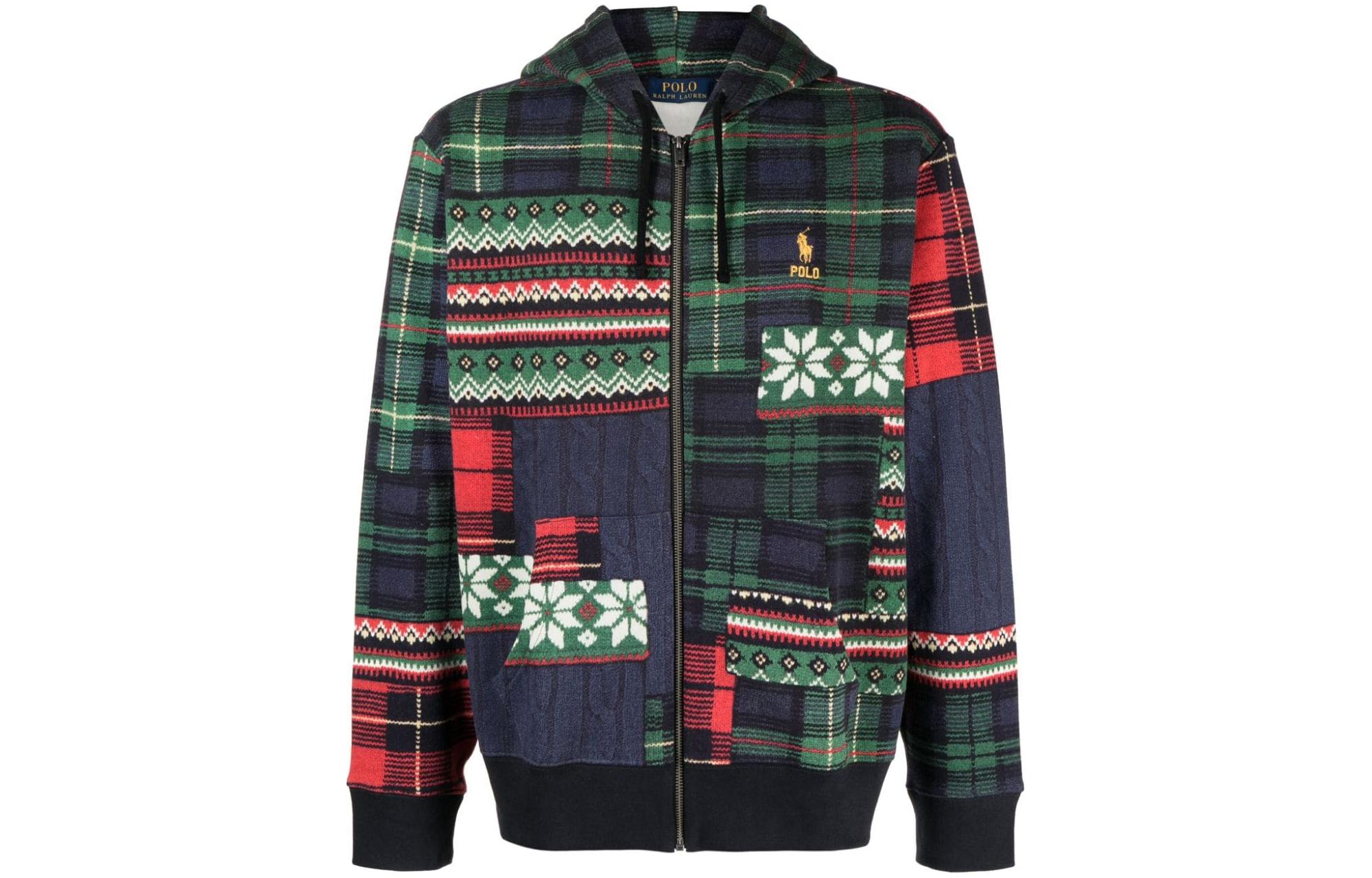 Order Polo Ralph Lauren Loose Fit Jaket Patchwork Logo Bordir Multicolor. 710920201-001