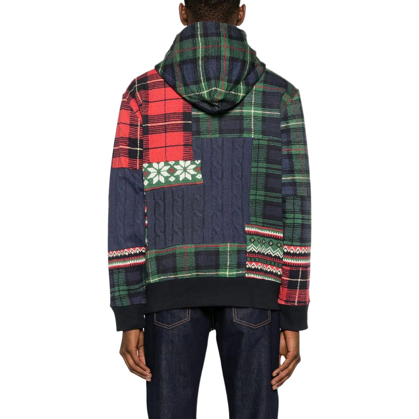 Shop Polo Ralph Lauren Loose Fit Jaket Patchwork Logo Bordir Multicolor. 710920201-001