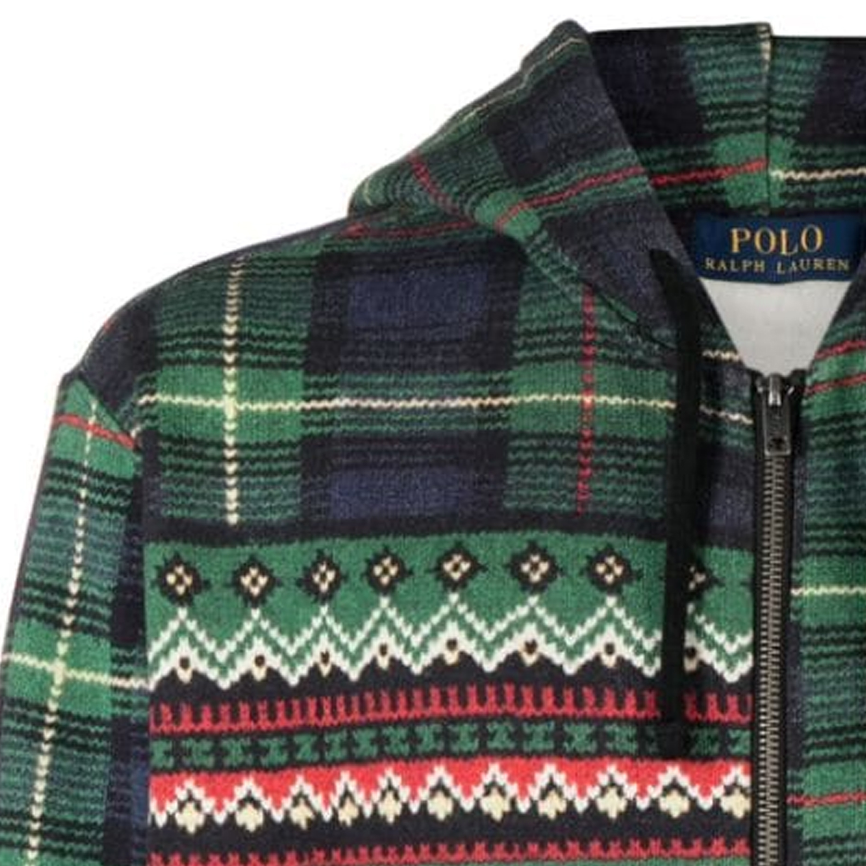 Sizing Polo Ralph Lauren Loose Fit Jaket Patchwork Logo Bordir Multicolor. 710920201-001