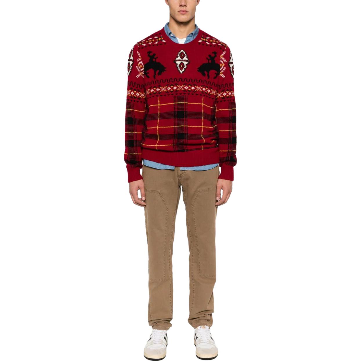 Polo Ralph Lauren  Loose Fit Sweater with Logo Embroidery in Red. 710919622-001 圖 3