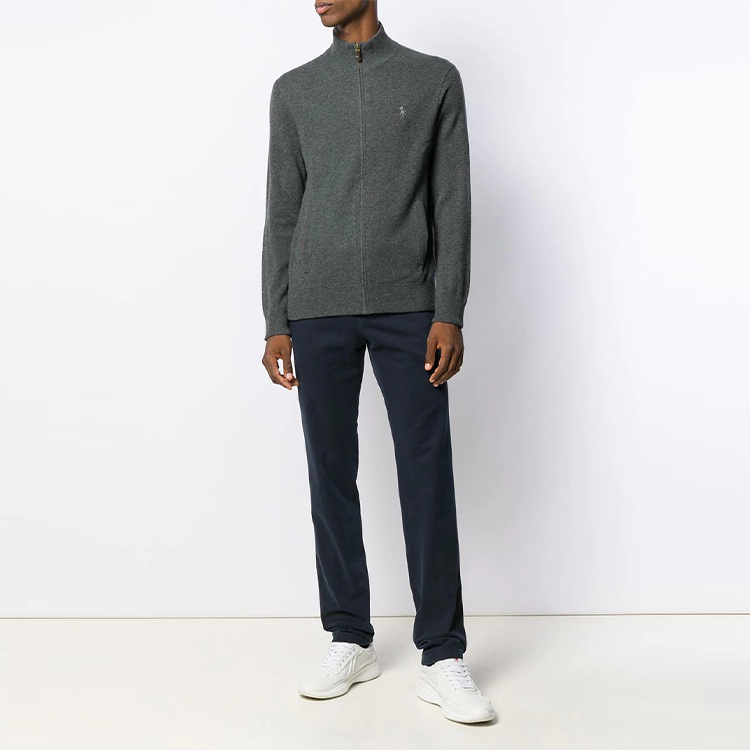 Polo Ralph Lauren  Mock Neck Zip Knit Sweater Grey 710716745004007 圖 3