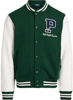 Polo Ralph Lauren Moss Agate Colorblock Stripe Long-Sleeve Baseball Jacket MNPOKNI16823813 Polo Ralph Lauren Moss Agate Colorblock Stripe Long-Sleeve Baseball Jacket MNPOKNI16823813