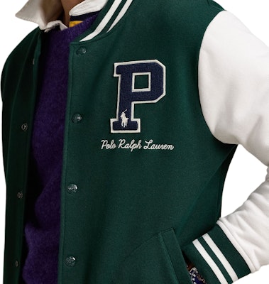 Polo Ralph Lauren 苔蘚瑪瑙撞色條紋長袖棒球外套 MNPOKNI16823813 Sizing Polo Ralph Lauren 苔蘚瑪瑙撞色條紋長袖棒球外套 MNPOKNI16823813