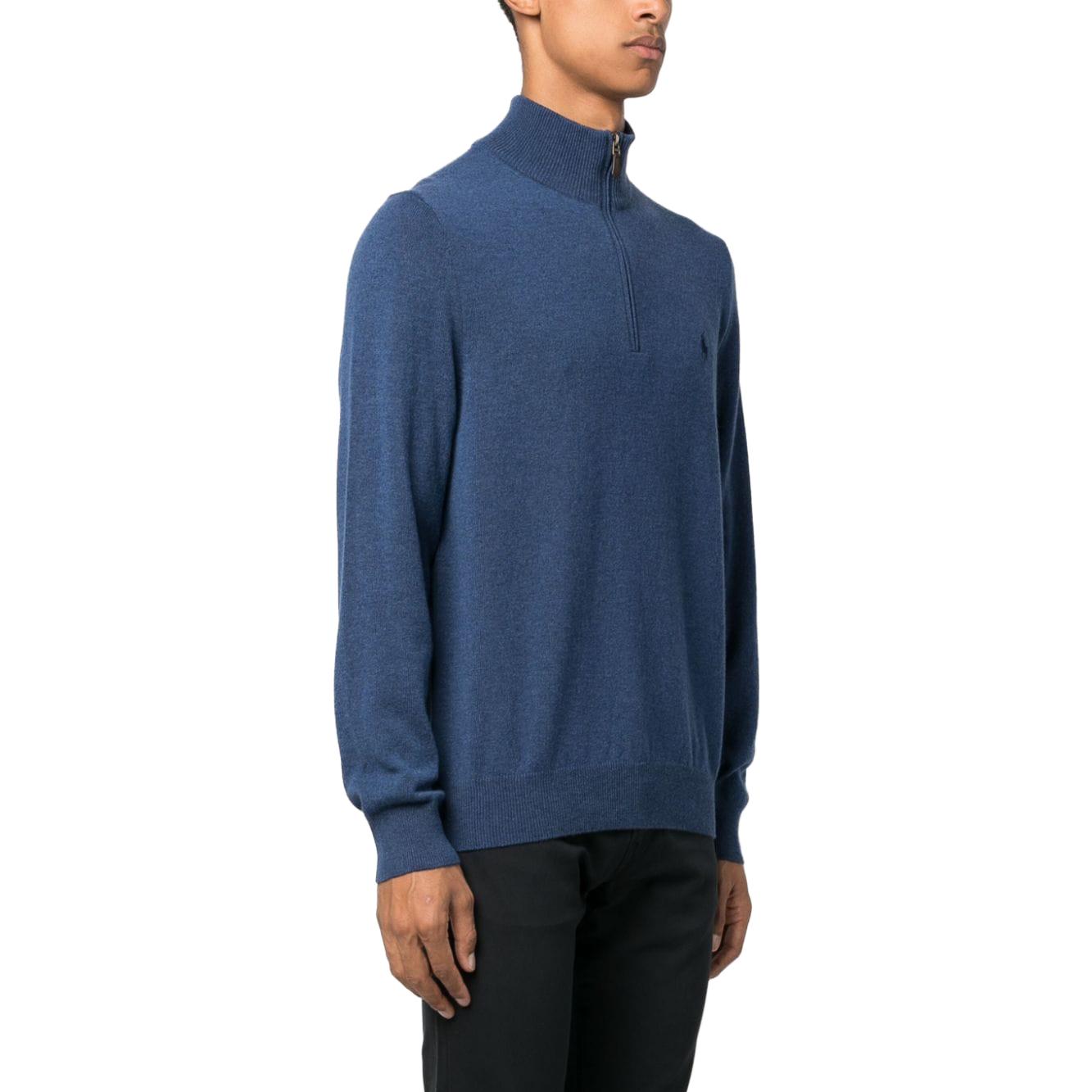 Polo Ralph Lauren  Navy Blue Half-Zip Sweater with Pony Embroidery. 710876756-012 圖 5