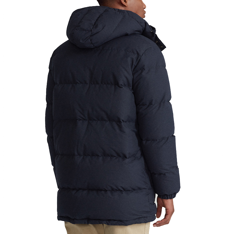 Polo Ralph Lauren  Navy Blue Hooded Puffer Jacket with Logo Embroidery. MNPOOTW16020322 圖 5